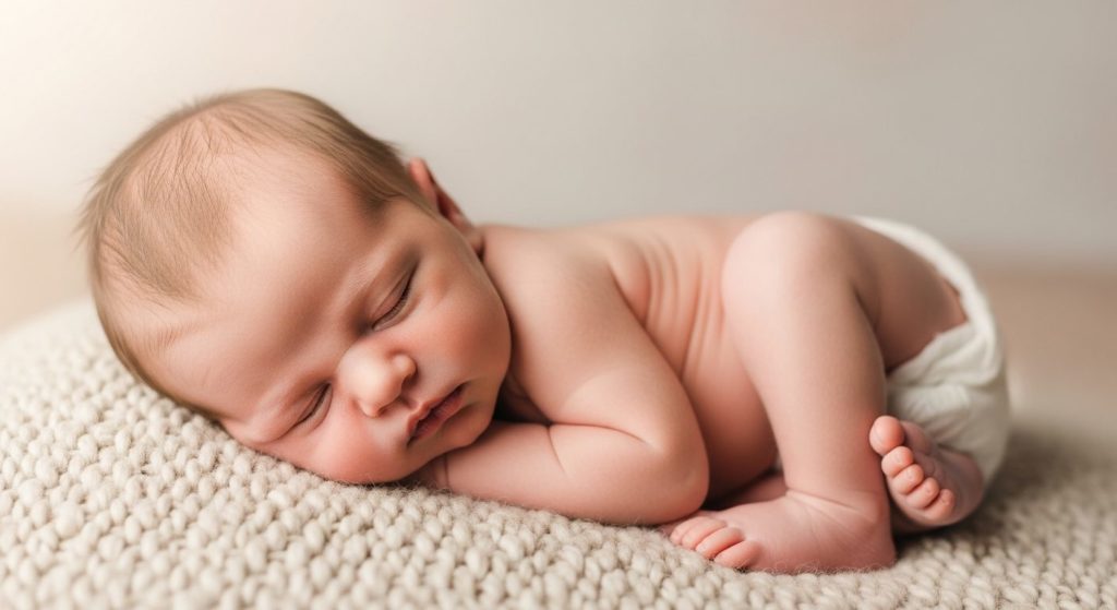 2 newborn fetal pose early days